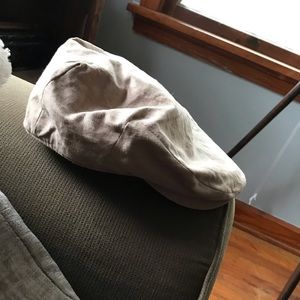 Men’s Stetson linen newsboy hat